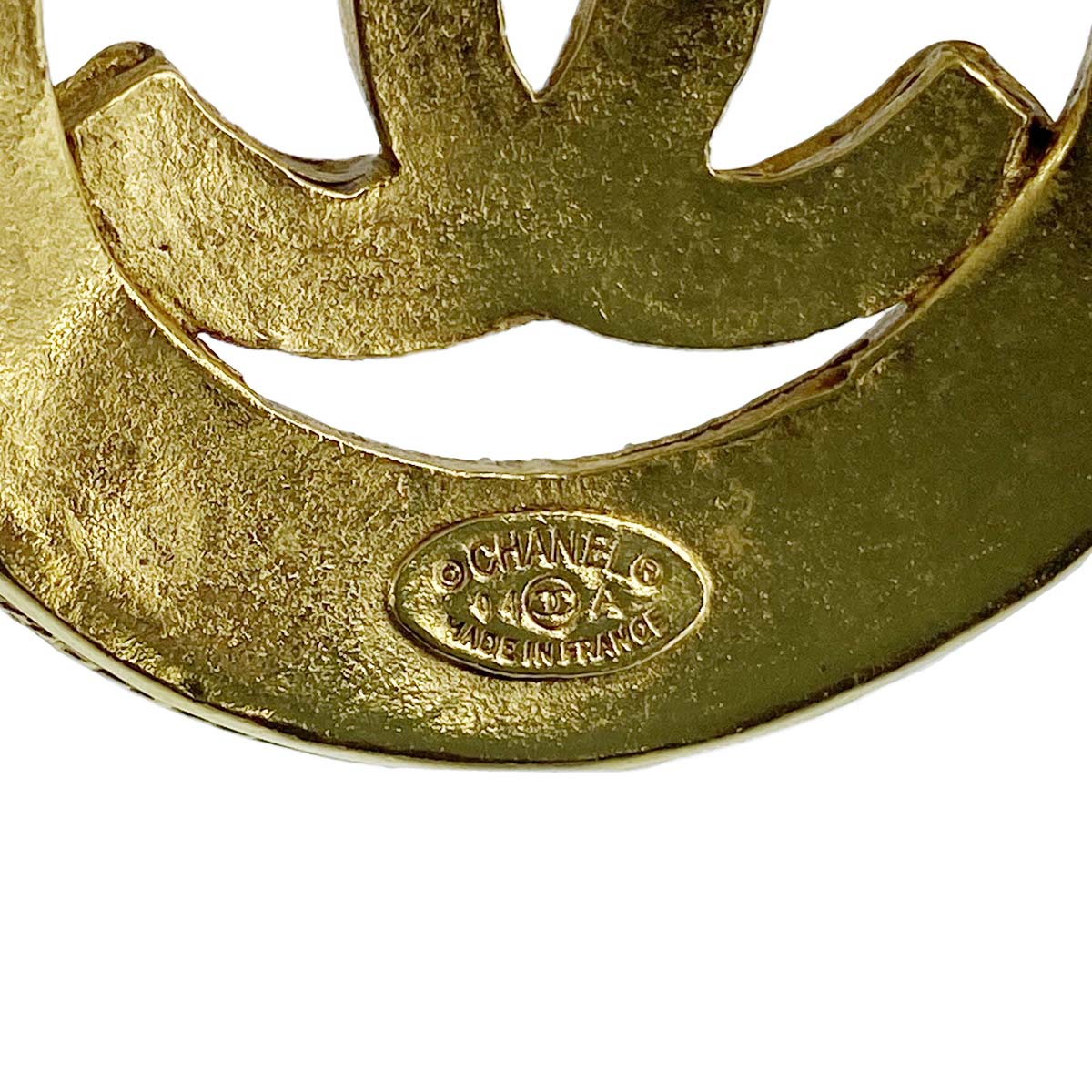 CHANEL CC Logos Gold-tone Gold Necklace 64