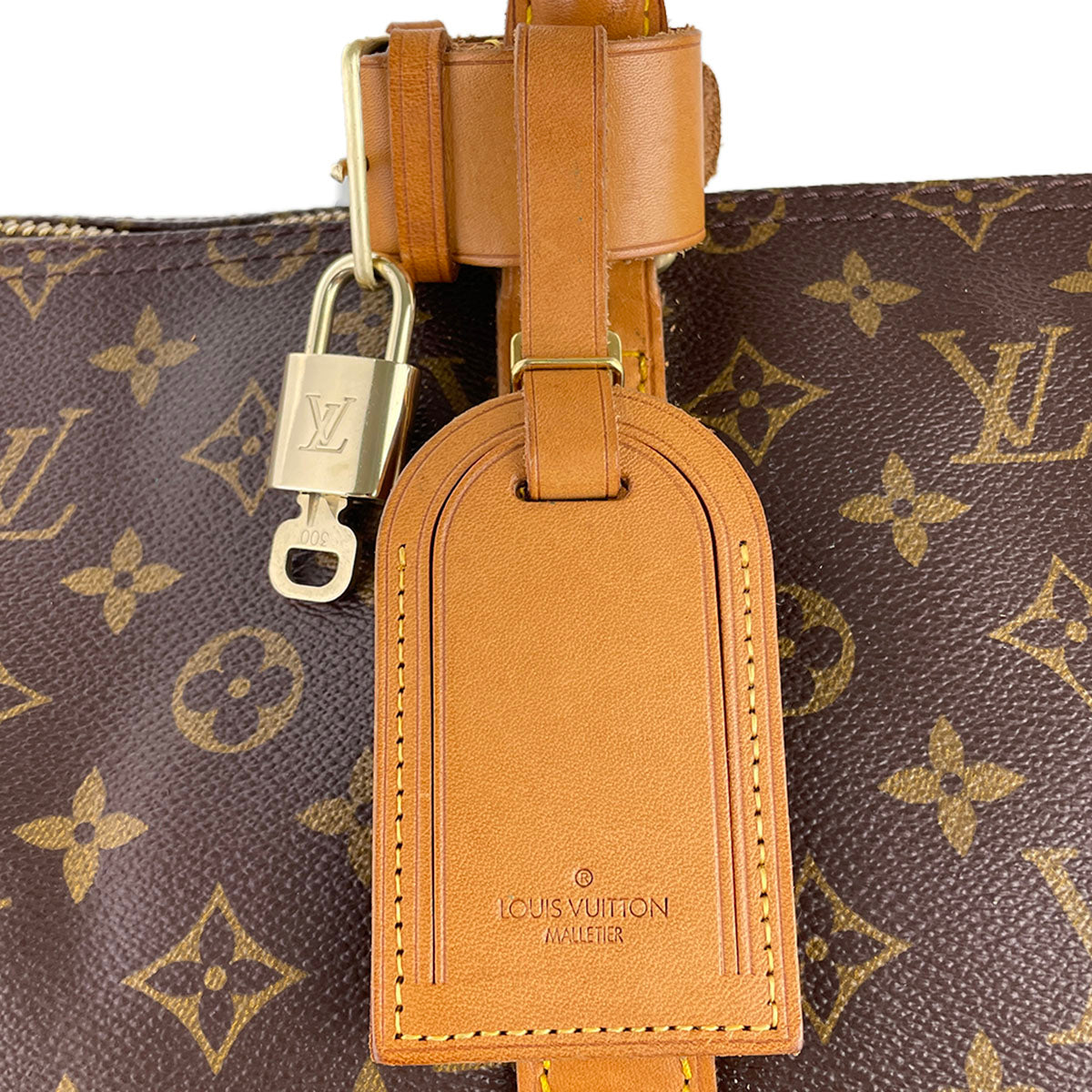 Louis Vuitton Monogram Keepall Bandouliere 55 Coated Canvas Boston Bag 4876