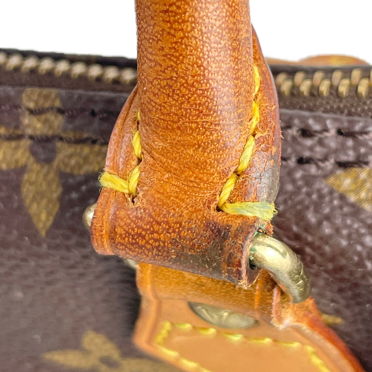 Louis Vuitton Monogram Mini speedy 2way Coated Canvas Fabric Brown Handbag 4884