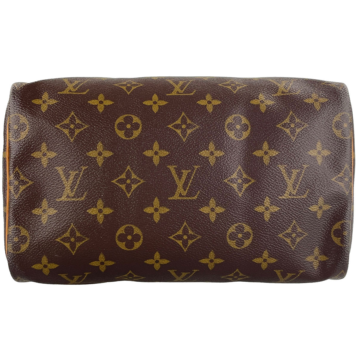 Louis Vuitton Monogram Speedy 25 Coated Canvas Fabric Brown Handbag 4938