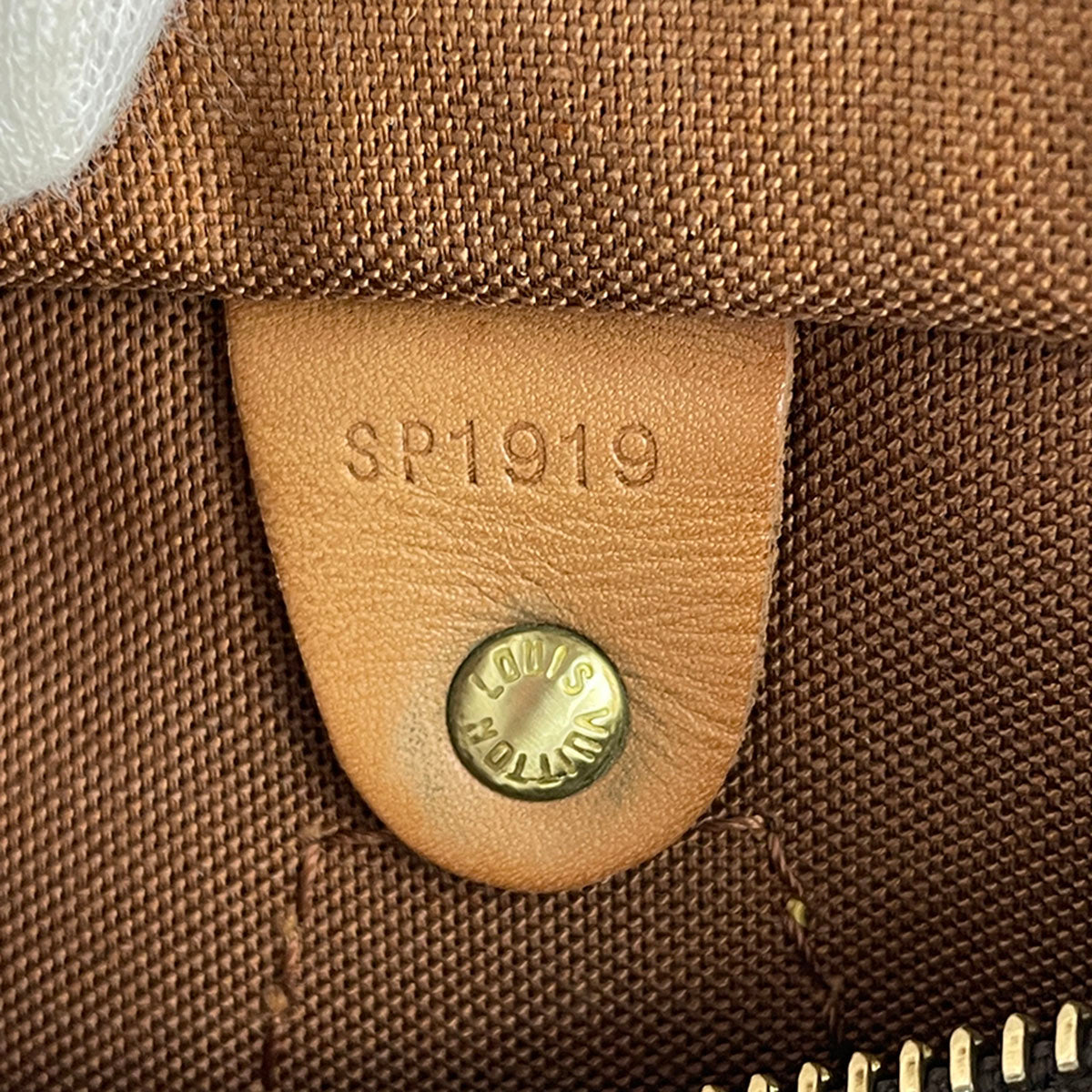 Louis Vuitton Monogram Speedy 25 Coated Canvas Fabric Brown Handbag 4932