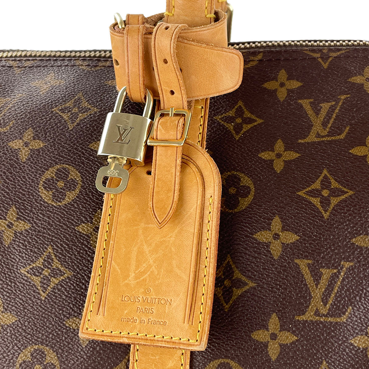 Louis Vuitton Monogram Keepall Bandouliere 55 Coated Canvas Boston Bag 4890