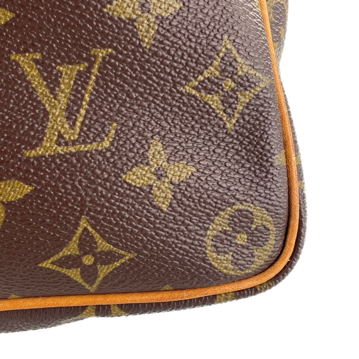 Louis Vuitton Monogram Speedy 40 Coated Canvas Fabric Brown Handbag 4850