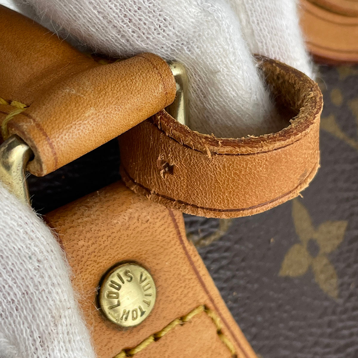 Louis Vuitton Monogram Speedy 30 Coated Canvas Fabric Brown Handbag 4865