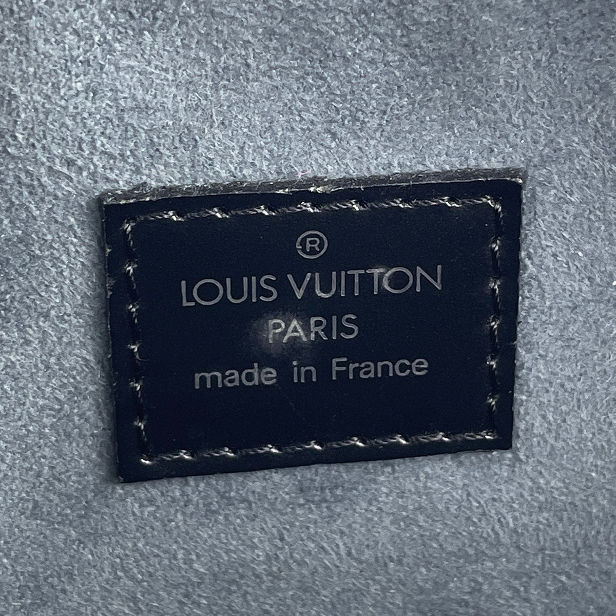 Louis Vuitton Epi Jasmine Leather Suede Black Handbag 4929
