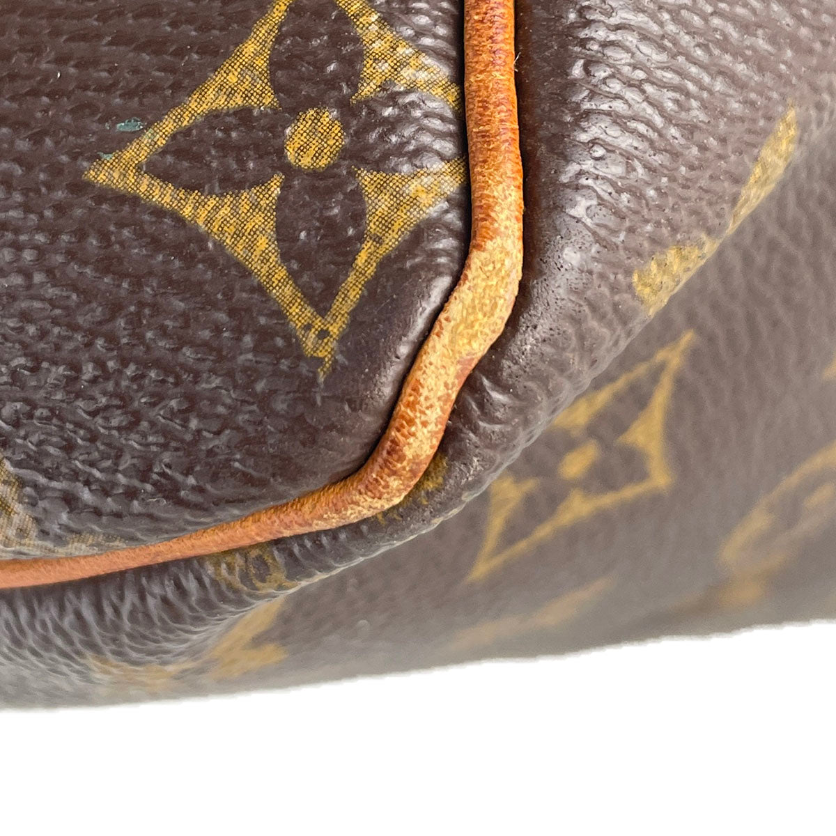 Louis Vuitton Monogram Speedy 30 Coated Canvas Fabric Brown Handbag 4924