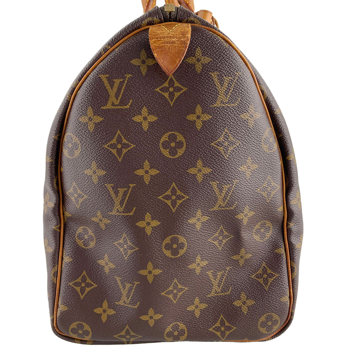 Louis Vuitton Monogram Keepall 45 Coated Canvas Fabric Brown Boston Bag 4824