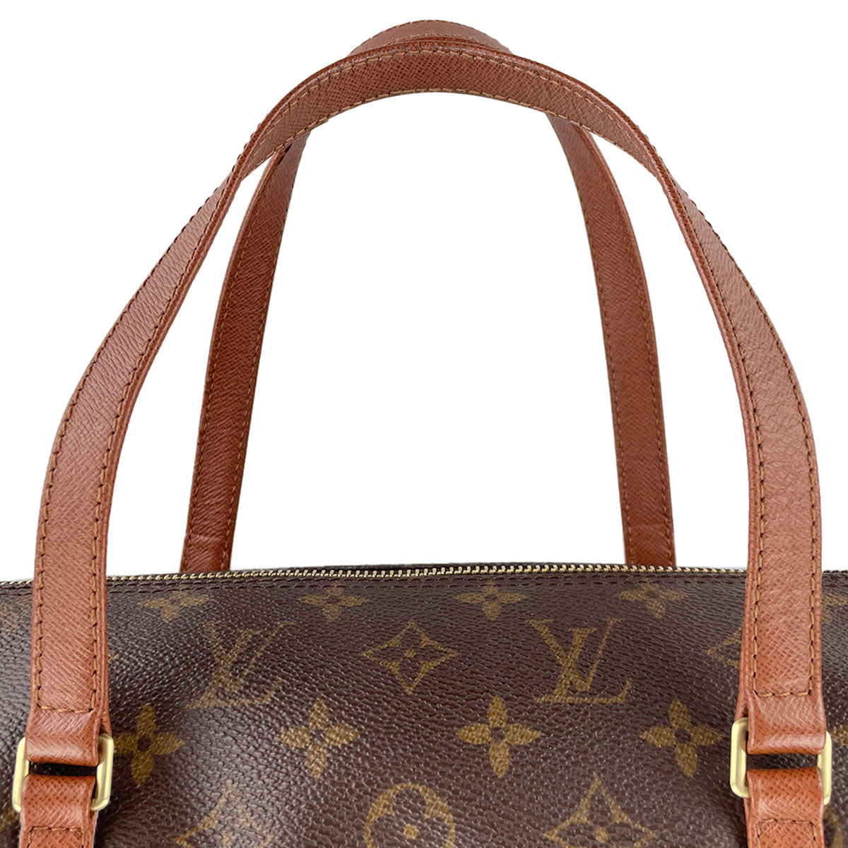 Louis Vuitton Monogram Papillon 30 Coated Canvas Leather Brown Handbag 4906