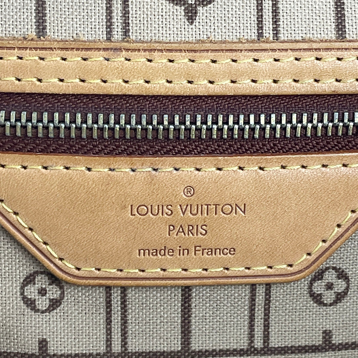 Louis Vuitton Monogram Neverfull MM Coated Canvas Fabric Brown Tote bag 4910