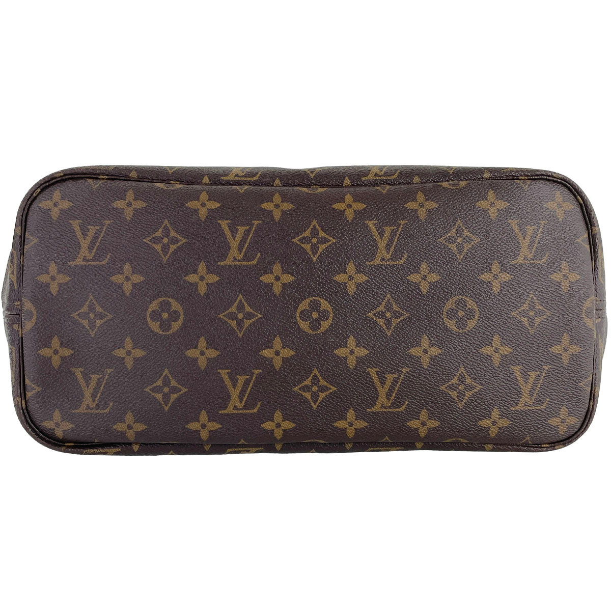Louis Vuitton Monogram Neverfull MM Coated Canvas Fabric Brown Tote bag 4910
