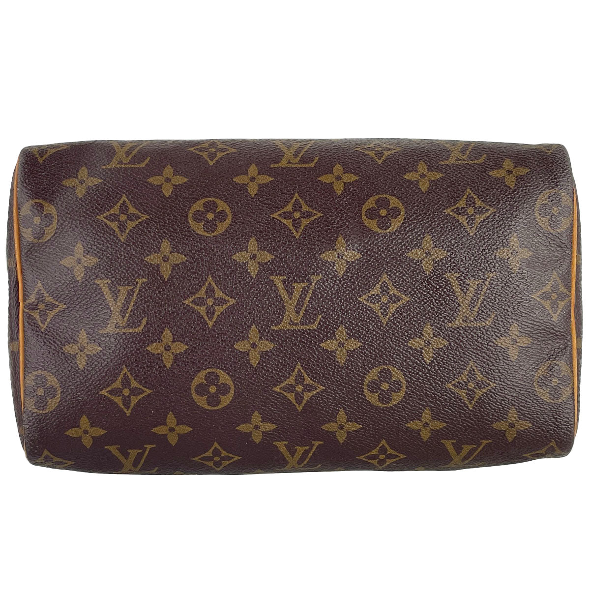 Louis Vuitton Monogram Speedy 25 Coated Canvas Fabric Brown Handbag 4842