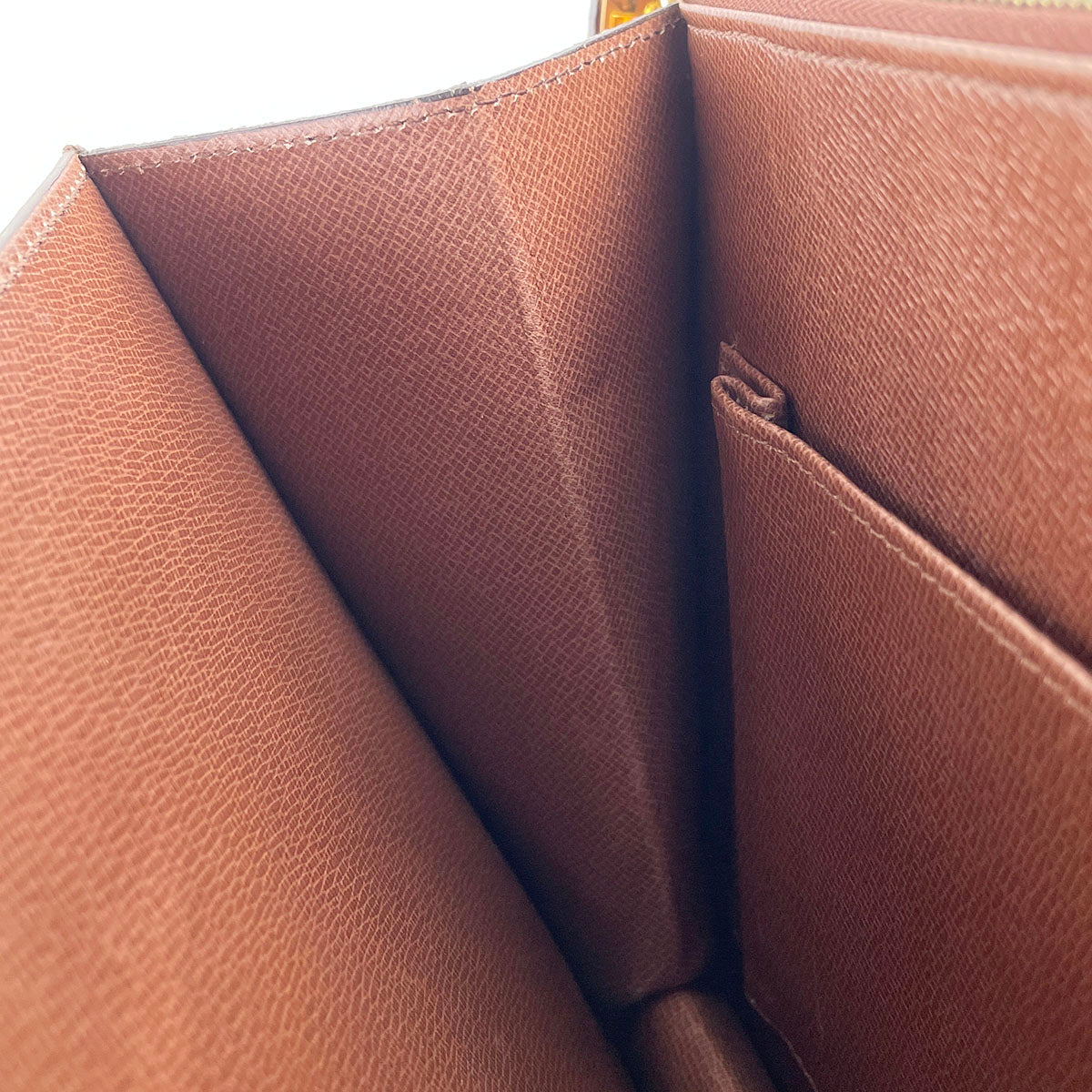 Louis Vuitton Monogram Sac Dauphine Coated Canvas Brown Shoulder bag 4908