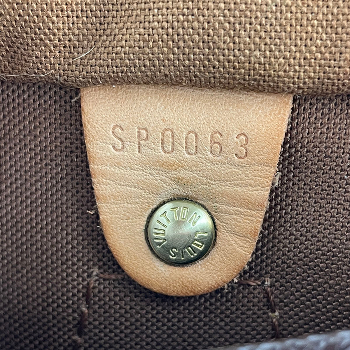 Louis Vuitton Monogram Speedy 25 Coated Canvas Fabric Brown Handbag 4892