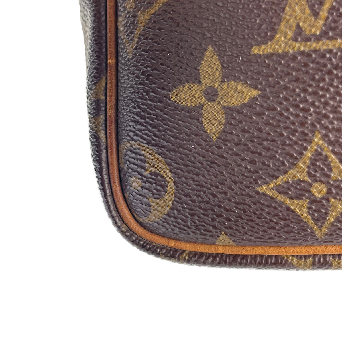 Louis Vuitton Monogram Speedy 30 Coated Canvas Fabric Brown Handbag 4914