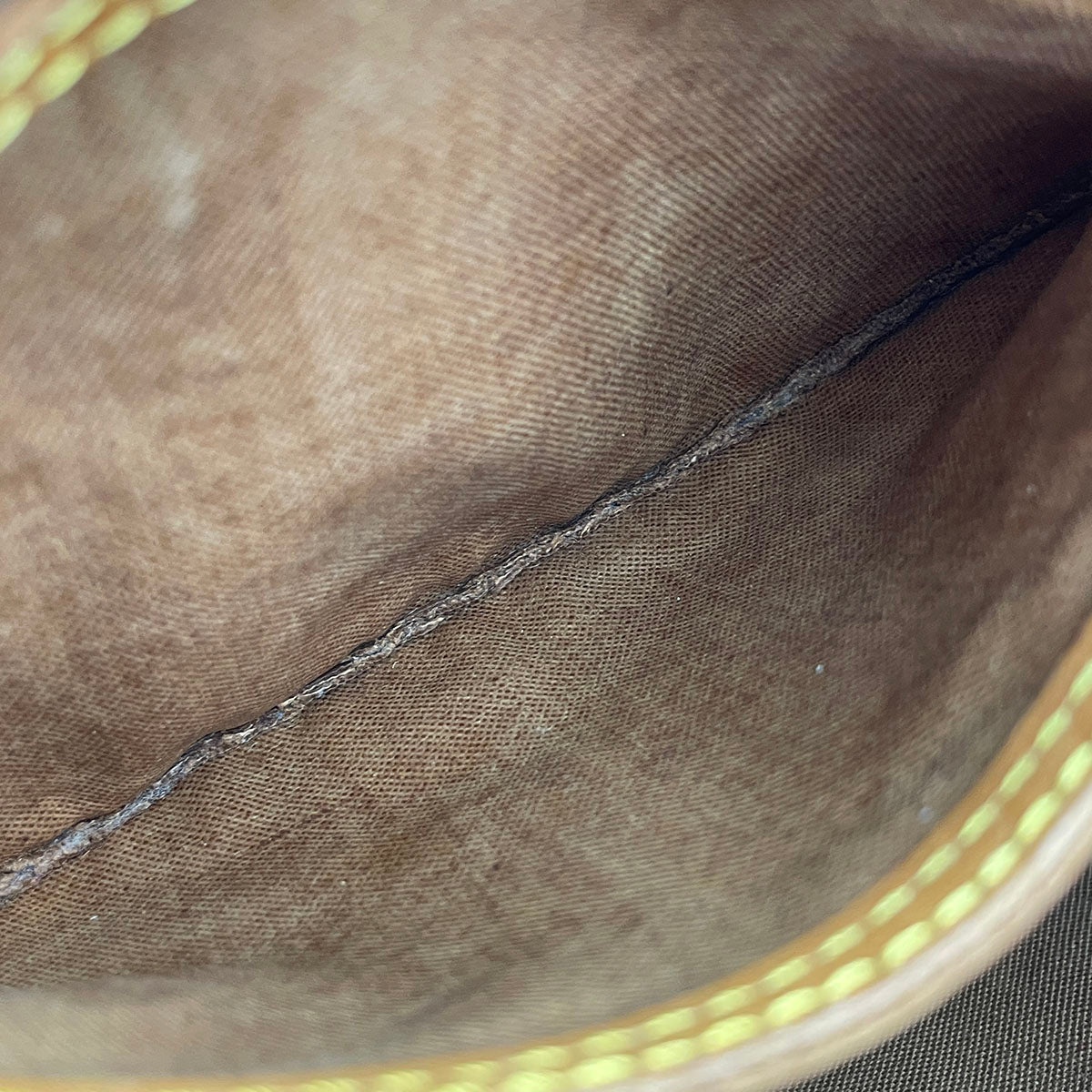 Louis Vuitton Monogram Speedy 25 Coated Canvas Fabric Brown Handbag 4827