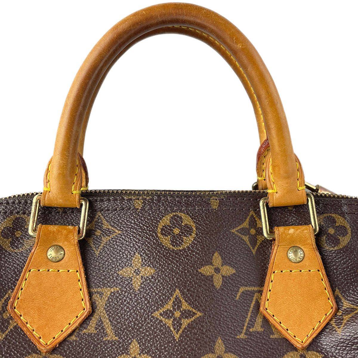 Louis Vuitton Monogram Speedy 30 Coated Canvas Fabric Brown Handbag 4924