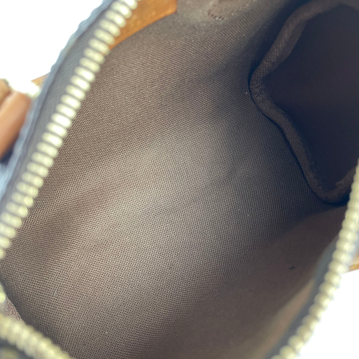 Louis Vuitton Monogram Mini speedy Coated Canvas Fabric Brown 2way Handbag 4934