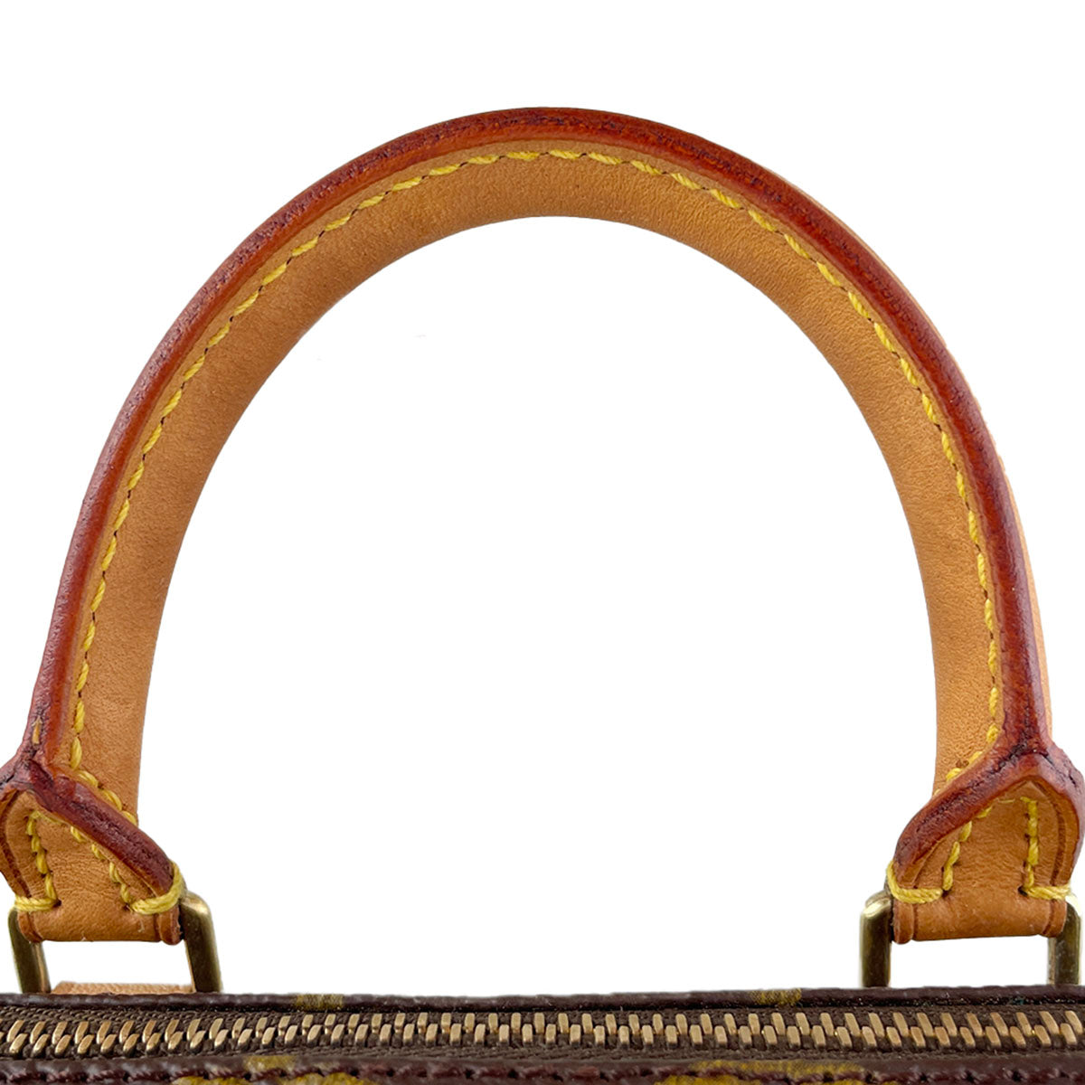 Louis Vuitton Monogram Mini speedy Coated Canvas Fabric Brown Handbag 4896