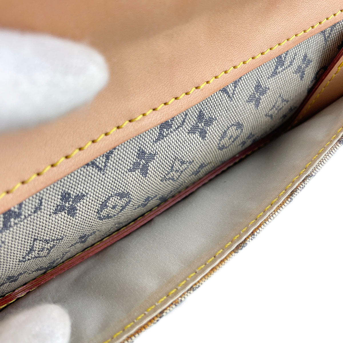 Louis Vuitton Monogram Mini Juliet MM Canvas Fabric Blue Shoulder bag 4918