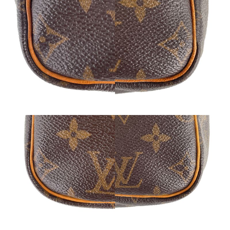 Louis Vuitton Monogram Speedy 30 Leather Fabric Brown Handbag 4759