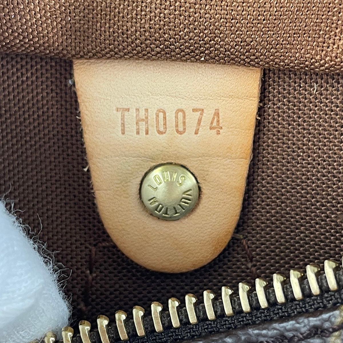 Louis Vuitton Monogram Speedy 25 Coated Canvas Fabric Brown Handbag 4907