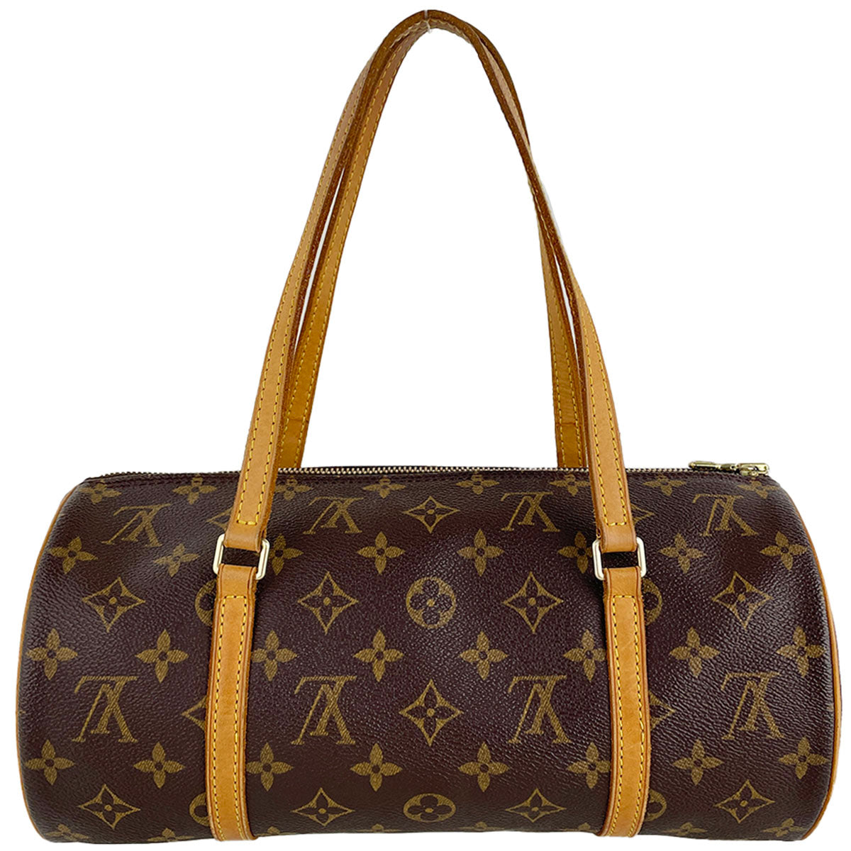 Louis Vuitton Monogram Papillon 30 Coated Canvas Brown Handbag 4936
