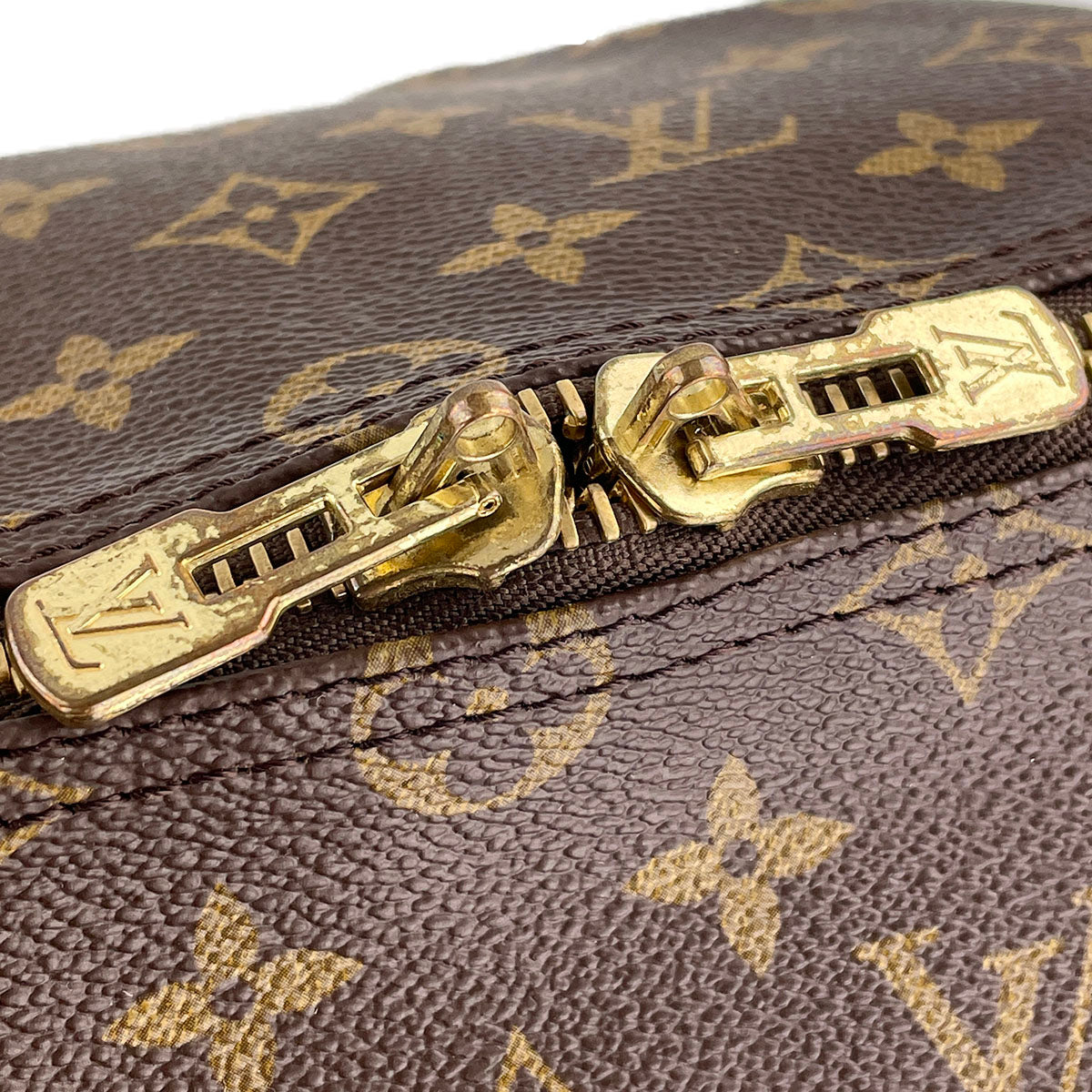 Louis Vuitton Monogram Keepall 50 Leather Fabric Brown Boston Bag 4662