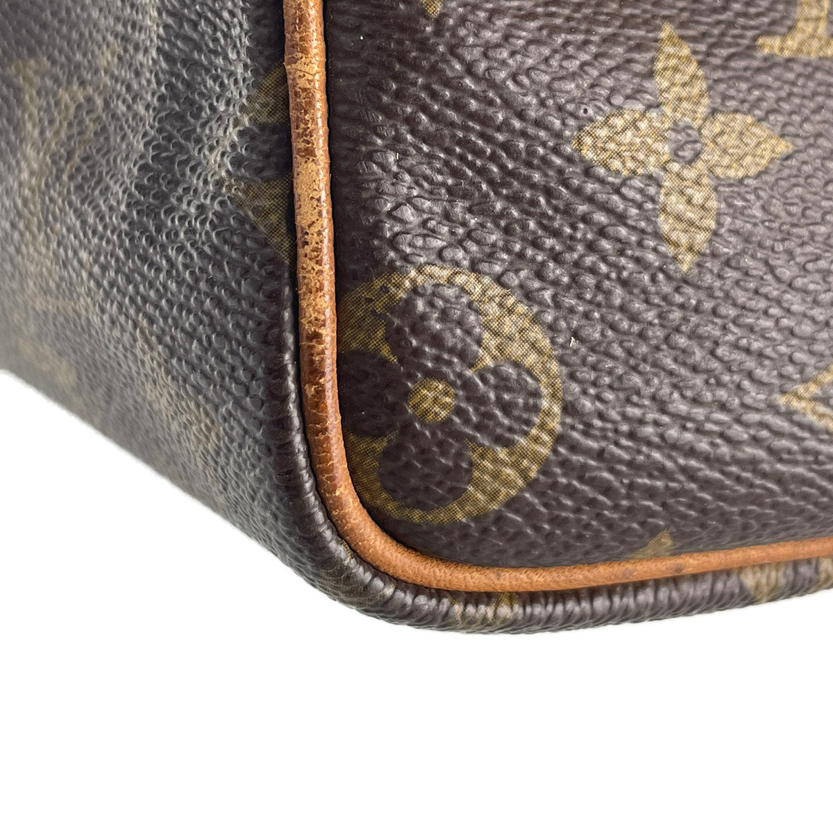 Louis Vuitton Monogram Speedy 30 Coated Canvas Fabric Brown Handbag 4914