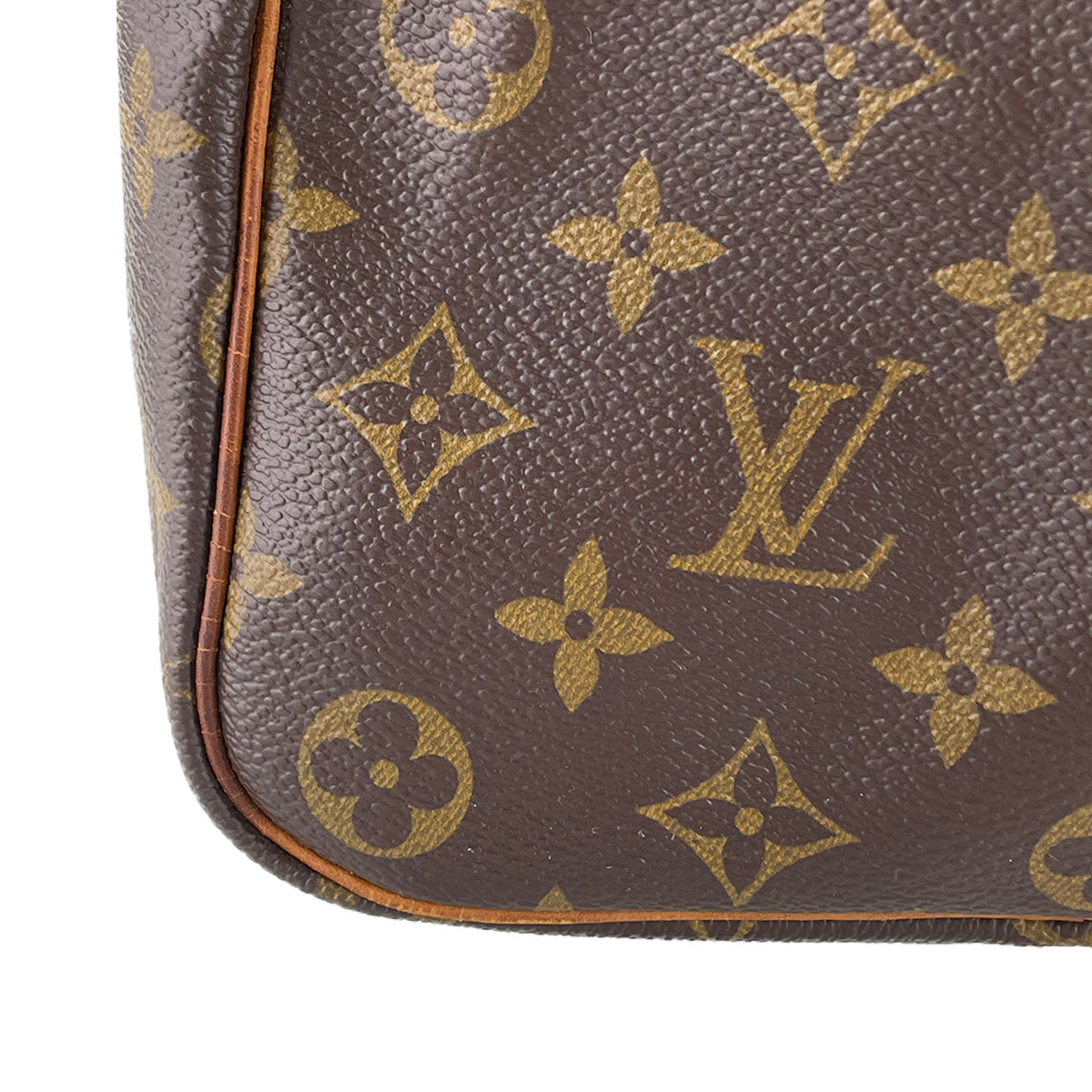Louis Vuitton Monogram Keepall 45 Coated Canvas Fabric Brown Boston Bag 4824