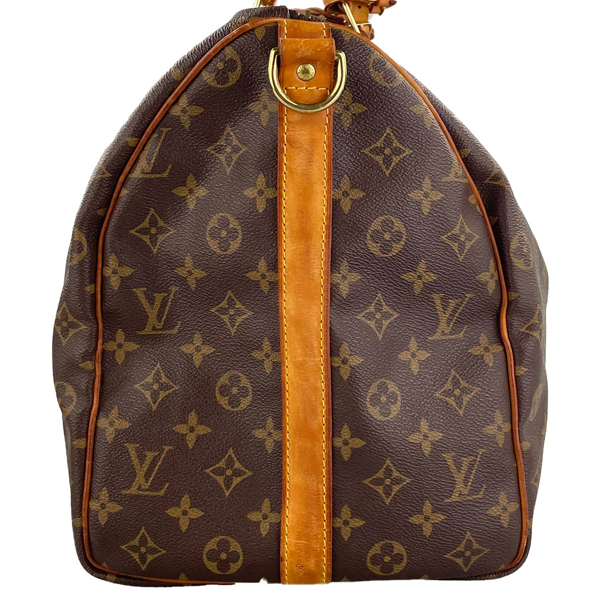 Louis Vuitton Monogram Keepall Bandouliere 50 Coated Canvas Boston Bag 4927