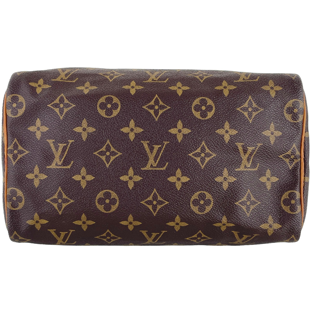 Louis Vuitton Monogram Speedy 25 Coated Canvas Fabric Brown Handbag 4941
