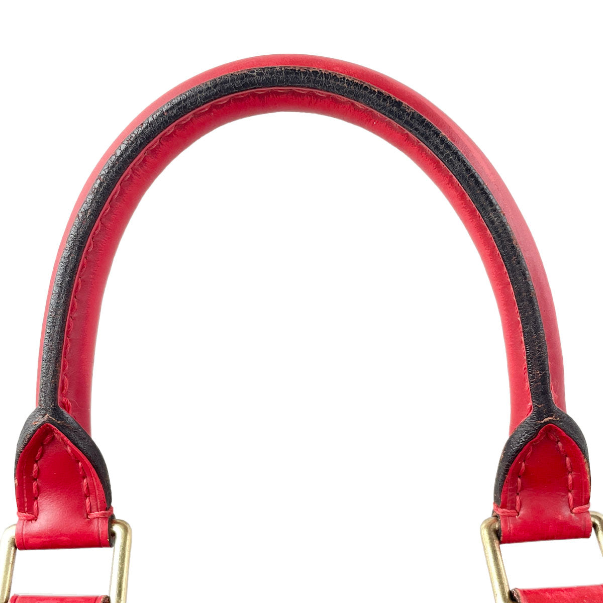 Louis Vuitton Epi Speedy 25 Leather Suede Red Handbag 4919