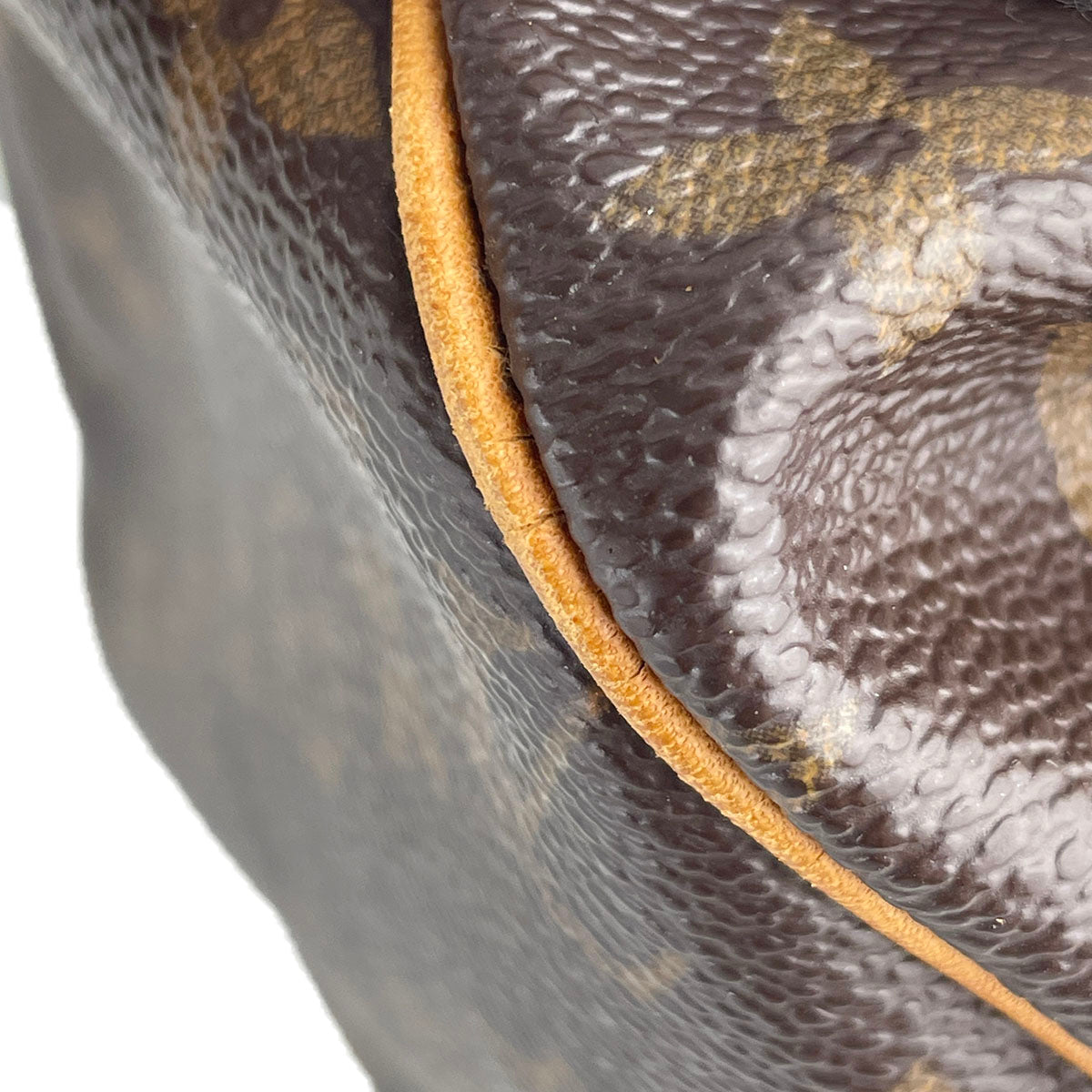 Louis Vuitton Monogram Speedy 30 Leather Fabric Brown Handbag 4759