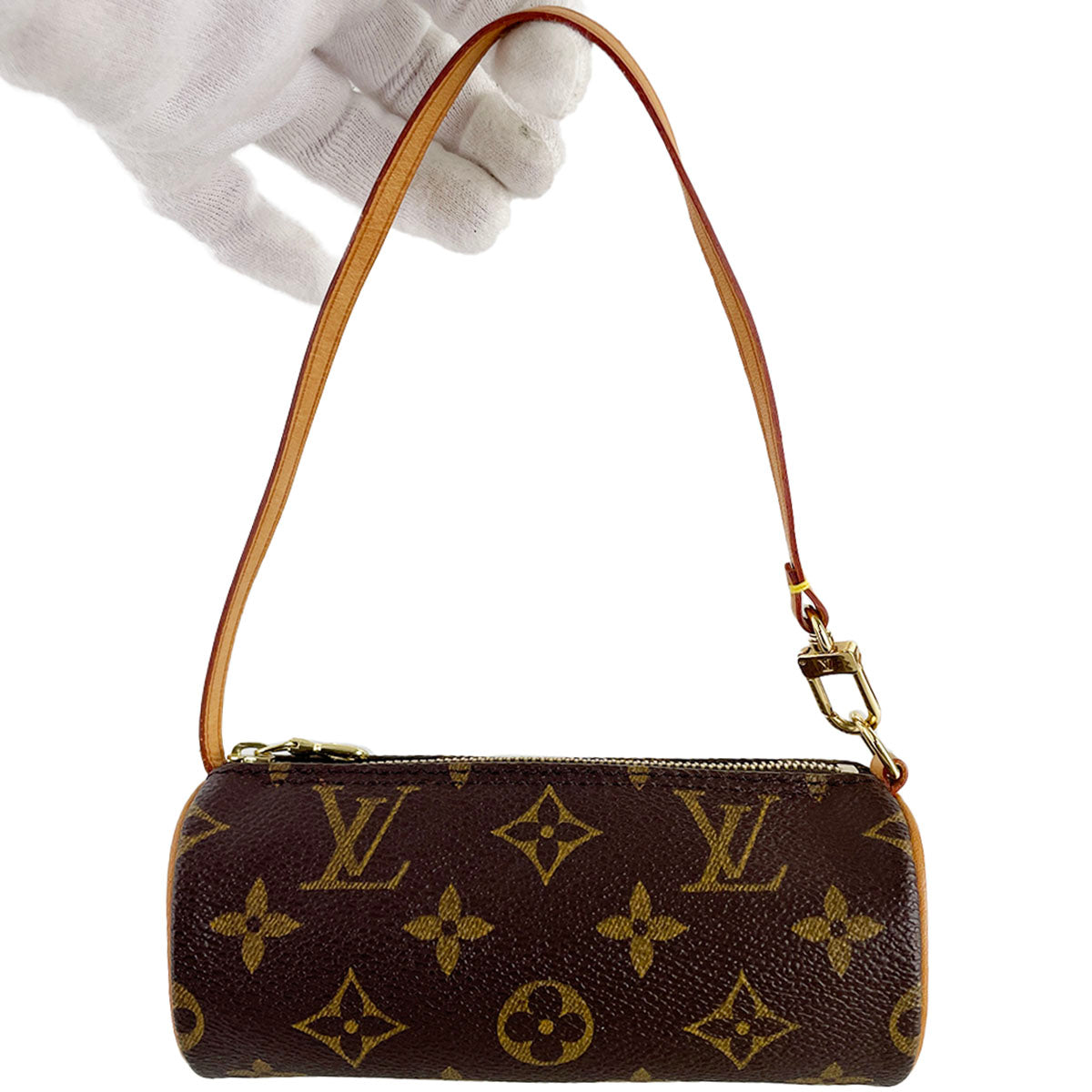 Louis Vuitton Monogram Papillon 30 Coated Canvas Brown Handbag 4936