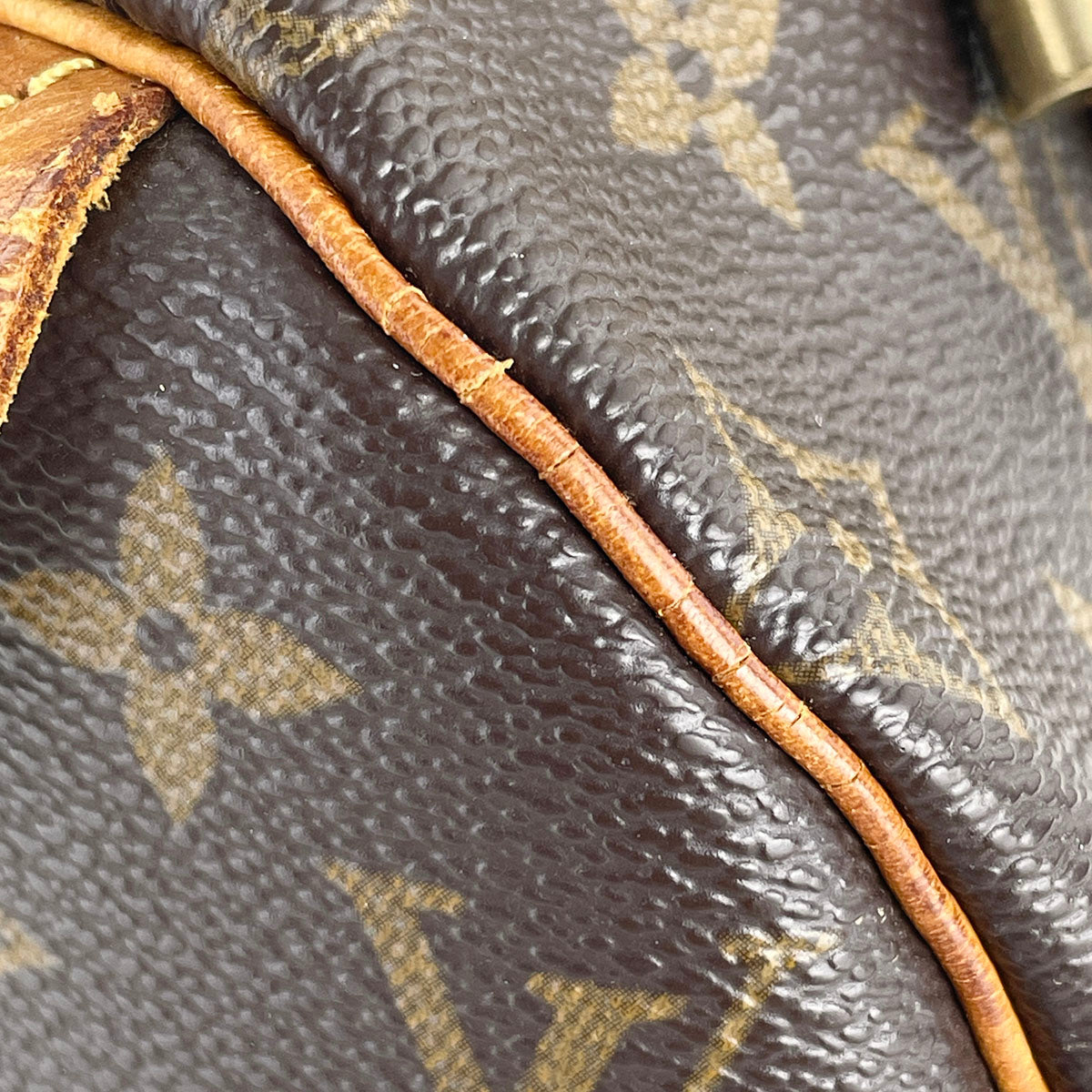 Louis Vuitton Monogram Speedy 25 Coated Canvas Fabric Brown Handbag 4899