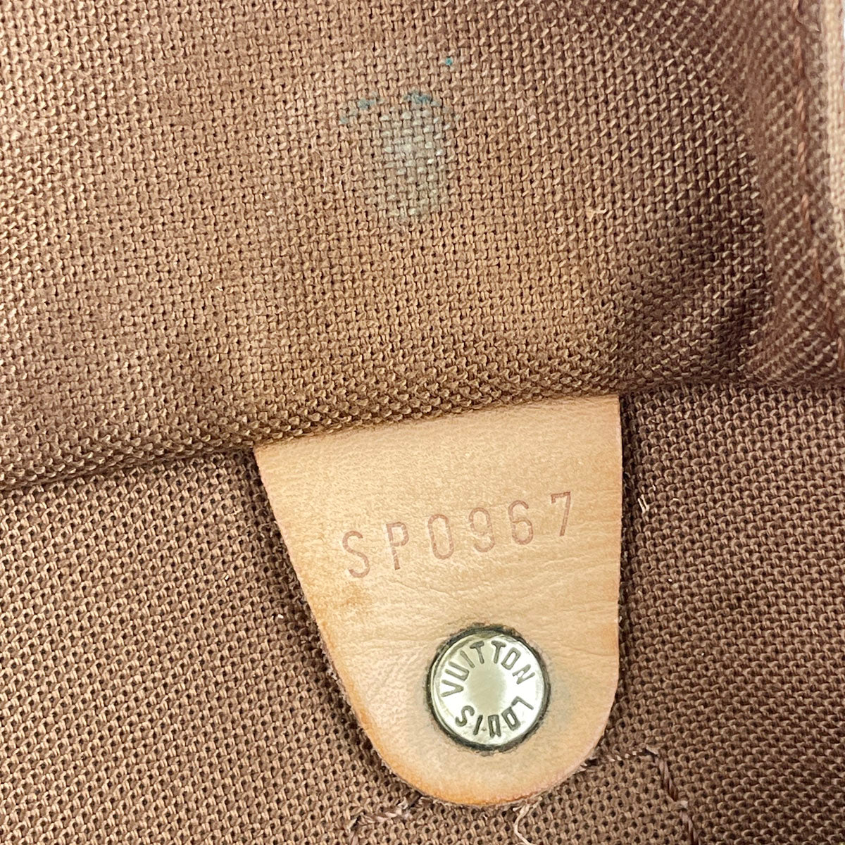 Louis Vuitton Monogram Speedy 25 Coated Canvas Fabric Brown Handbag 4941