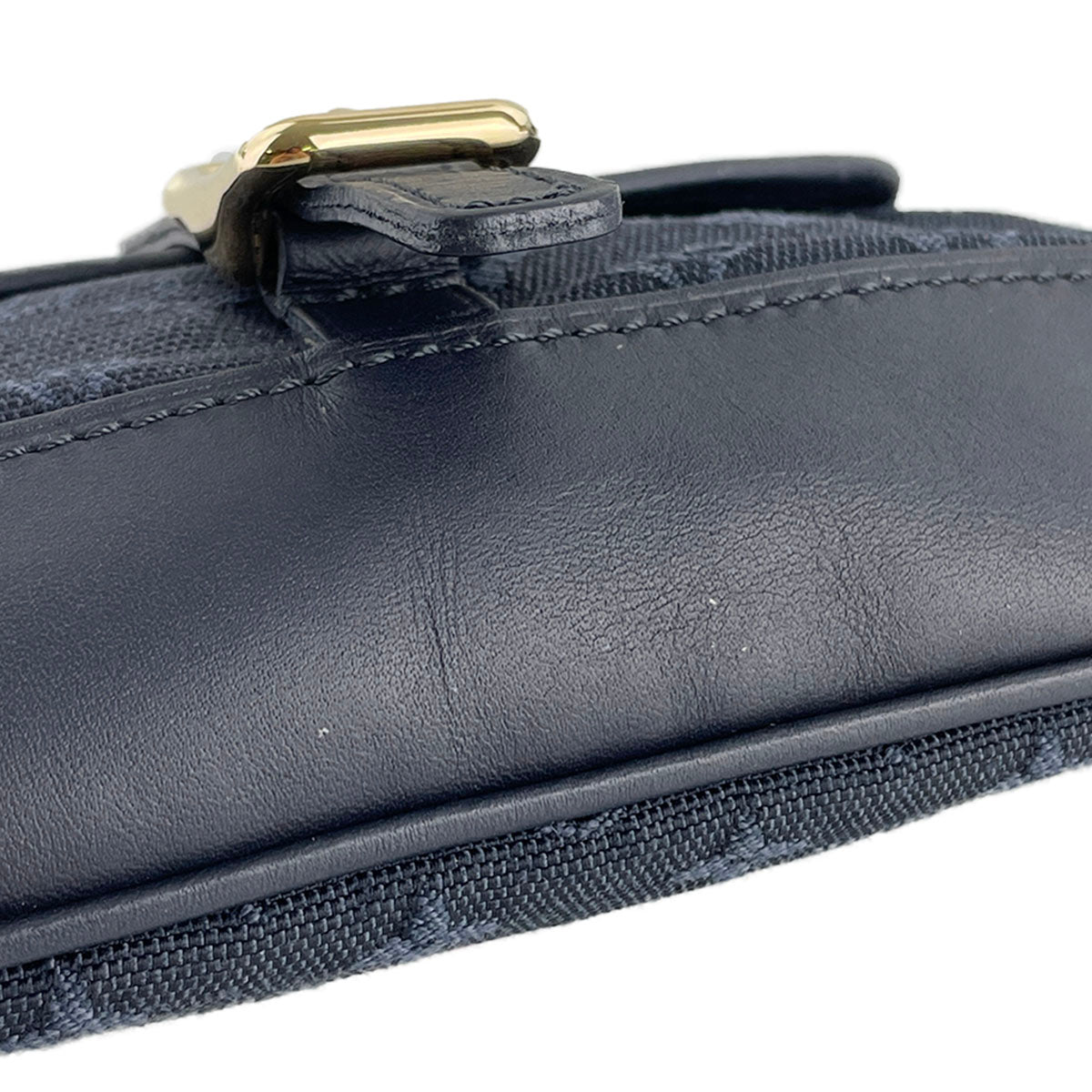 Louis Vuitton Monogram Mini Ann Sophie Canvas Fabric Navy Pouch 4889