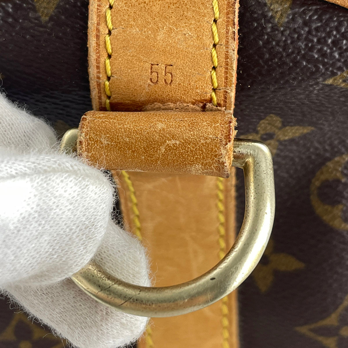Louis Vuitton Monogram Keepall Bandouliere 55 Coated Canvas Boston Bag 4890