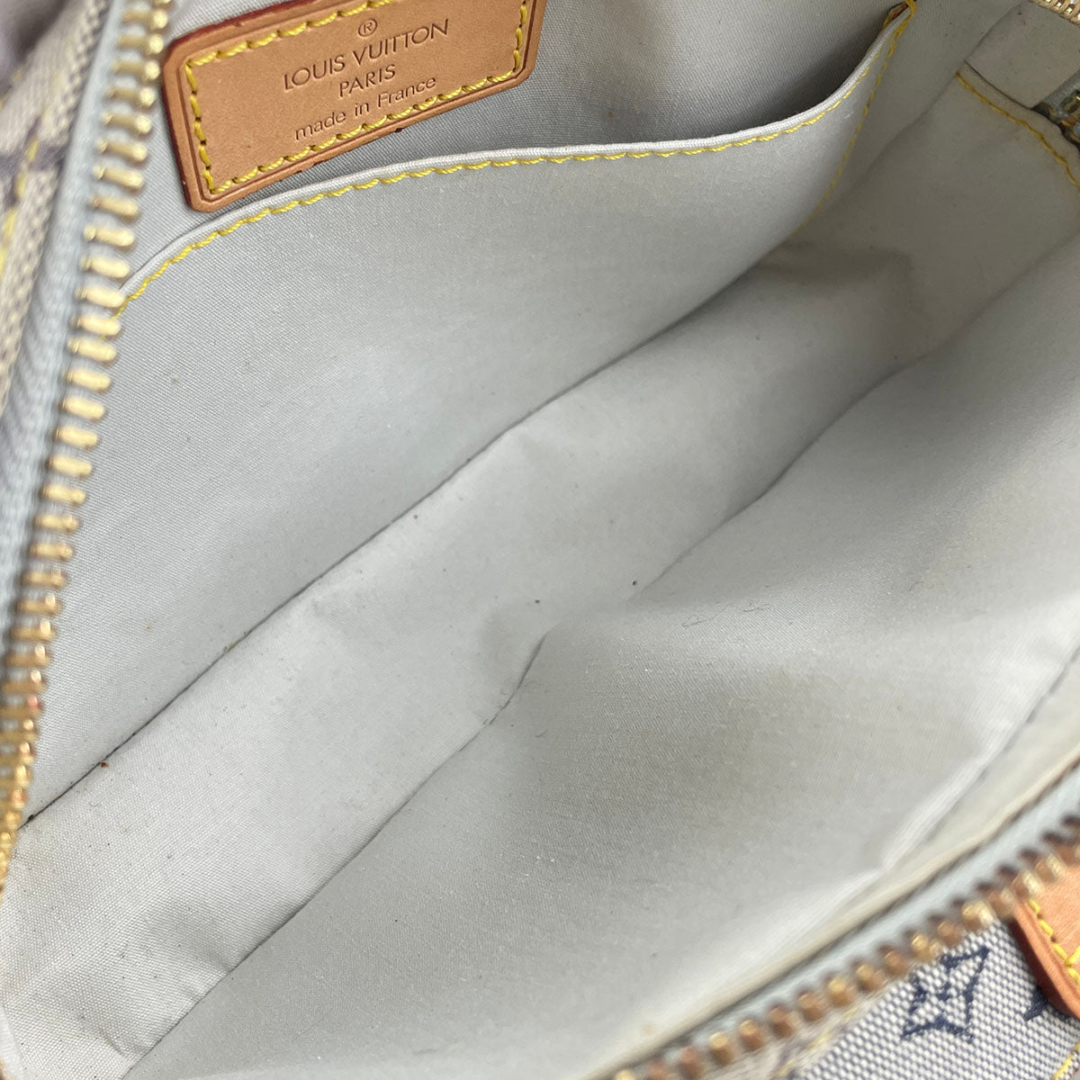 Louis Vuitton Monogram Mini Juliet MM Canvas Fabric Blue Shoulder bag 4918