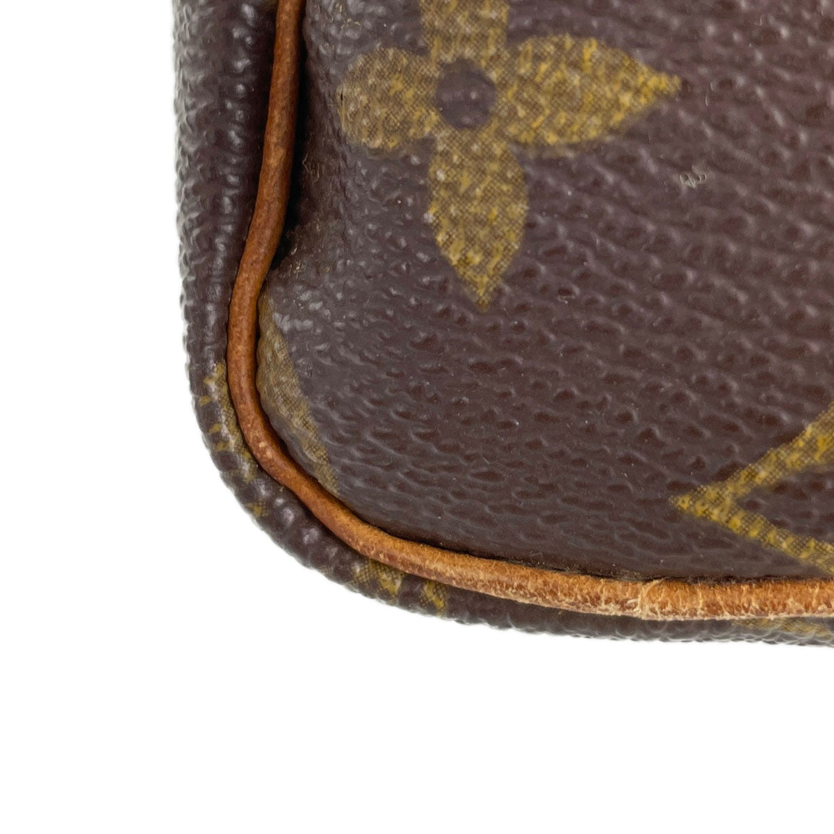 Louis Vuitton Monogram Mini speedy 2way Coated Canvas Fabric Brown Handbag 4877