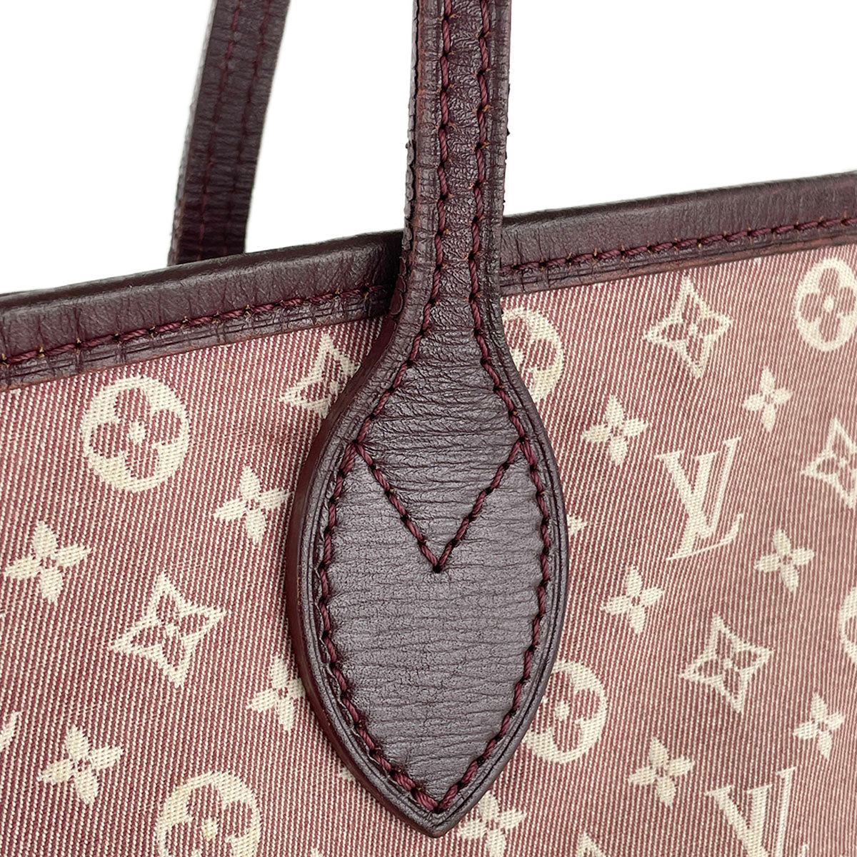 Louis Vuitton Monogram Idylle Neverfull MM Cotton Fabric Brown Tote bag 4895