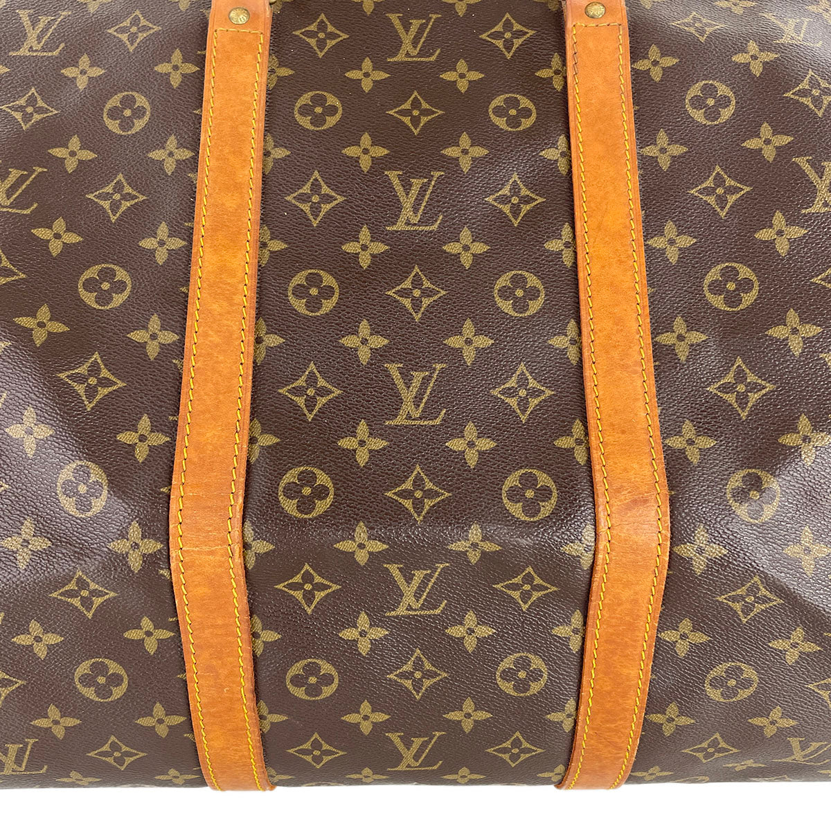 Louis Vuitton Monogram Keepall Bandouliere 60 Coated Canvas Boston Bag 4898