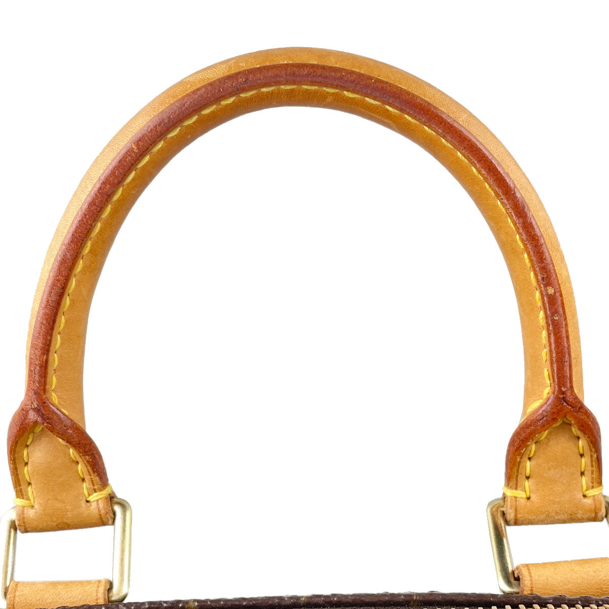 Louis Vuitton Monogram Speedy 25 Coated Canvas Fabric Brown Handbag 4938