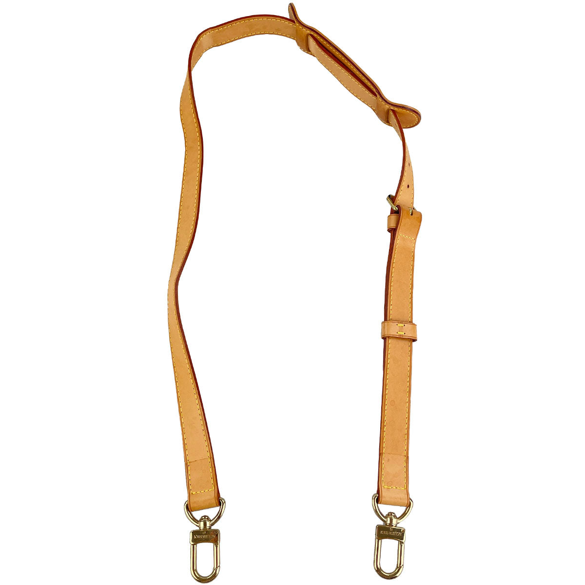 Louis Vuitton Leather Beige Keepall Bandouliere Shoulder Strap 4894