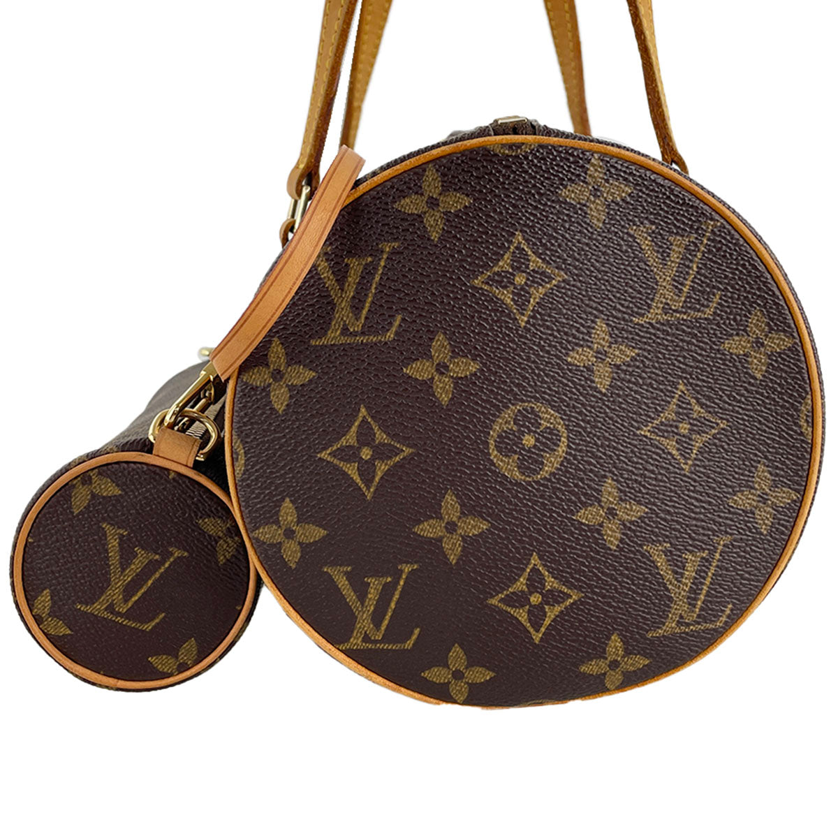 Louis Vuitton Monogram Papillon 30 Coated Canvas Brown Handbag 4936