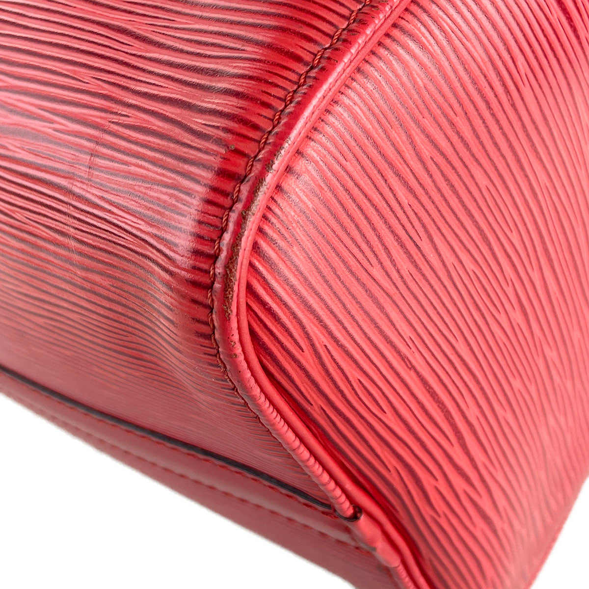 Louis Vuitton Epi Speedy 25 Leather Suede Red Handbag 4919