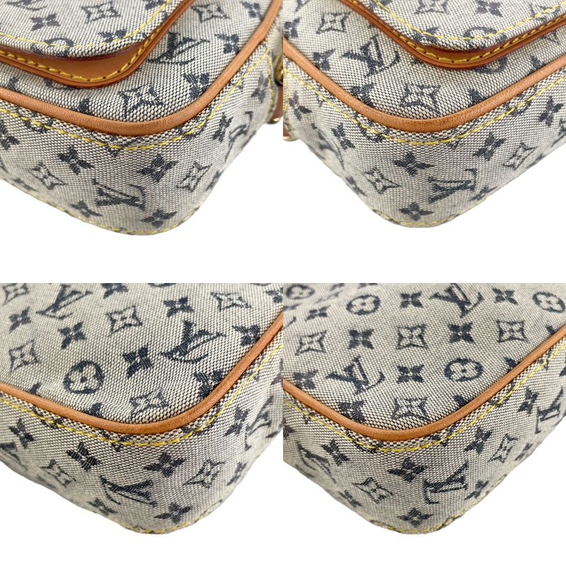 Louis Vuitton Monogram Mini Juliet MM Canvas Fabric Blue Shoulder bag 4918