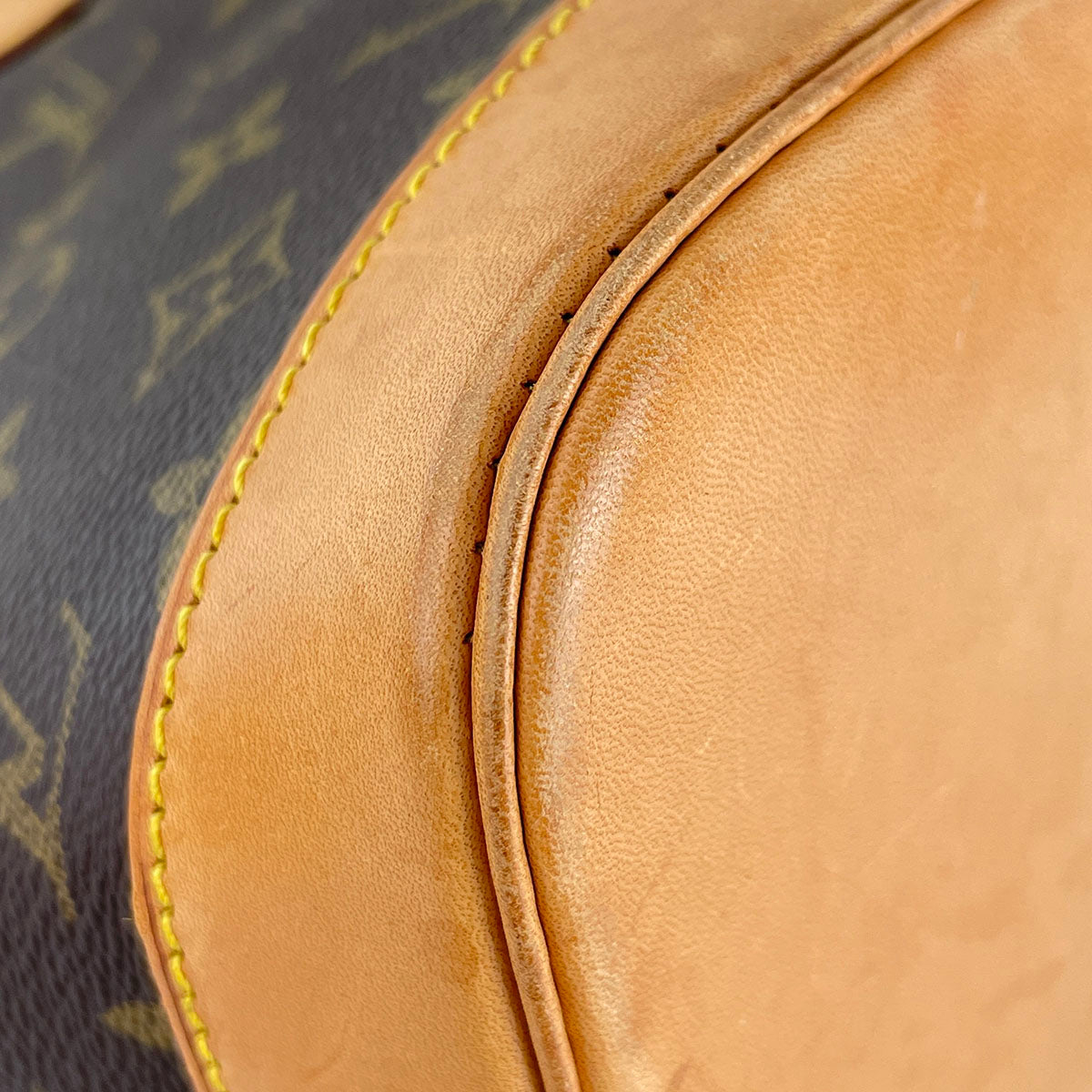 Louis Vuitton Monogram Alma 2way Coated Canvas Fabric Brown Handbag 4902