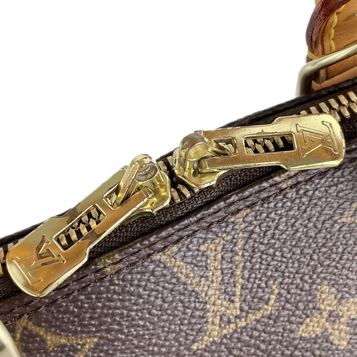 Louis Vuitton Monogram Alma Coated Canvas Fabric Brown Handbag 4881
