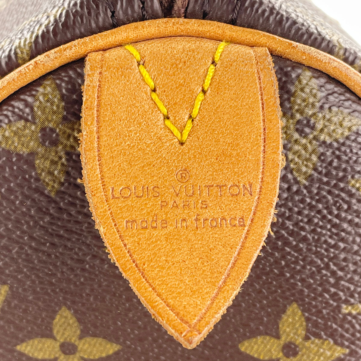 Louis Vuitton Monogram Speedy 40 Coated Canvas Fabric Brown Handbag 4850